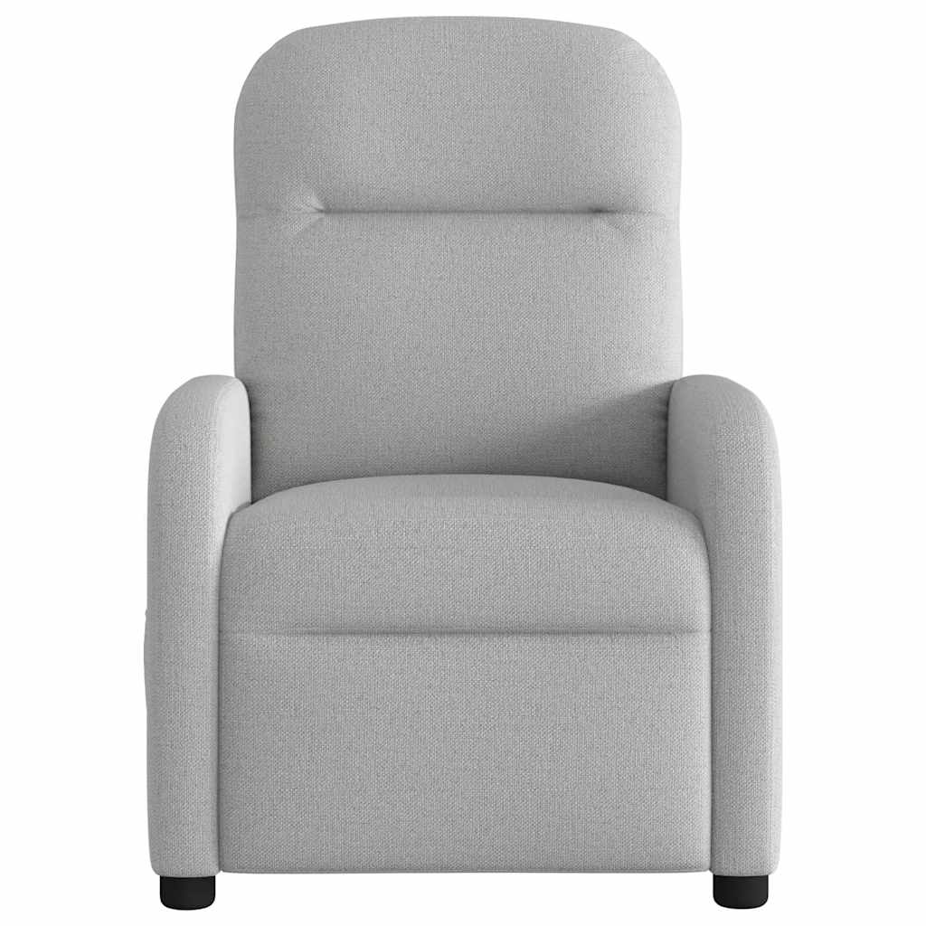 Fauteuil de massage inclinable électrique gris nuage tissu - Xios Store SNC