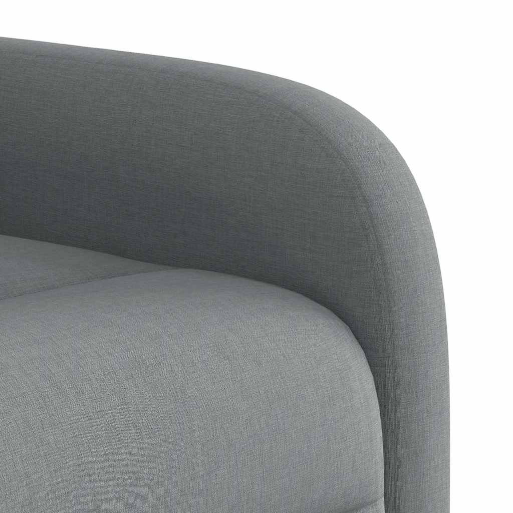 Fauteuil inclinable Gris clair Tissu Fauteuils vidaXL   