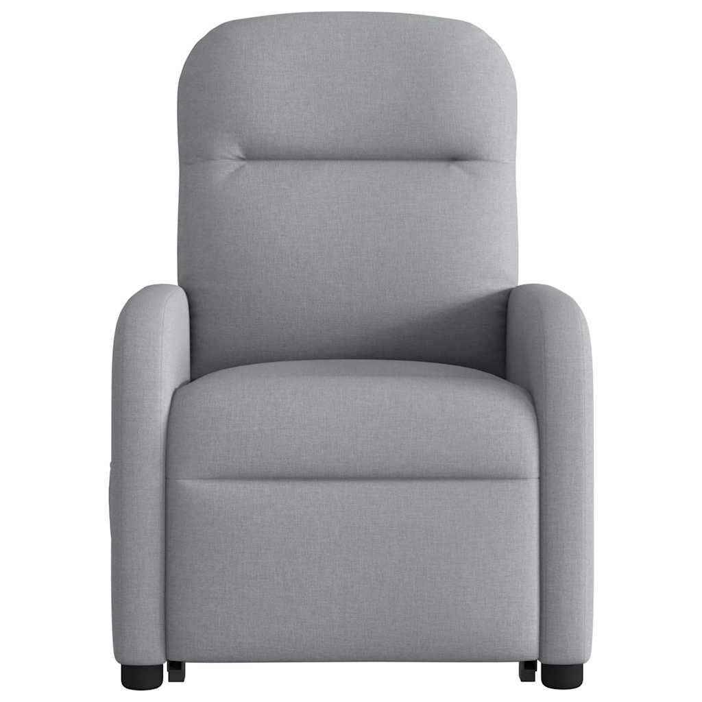 Fauteuil inclinable Gris clair Tissu Fauteuils vidaXL   