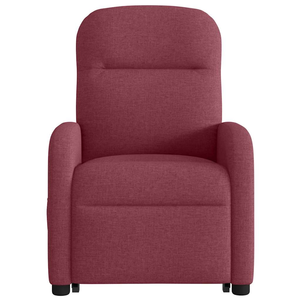 Fauteuil inclinable rouge bordeaux tissu Fauteuils vidaXL   