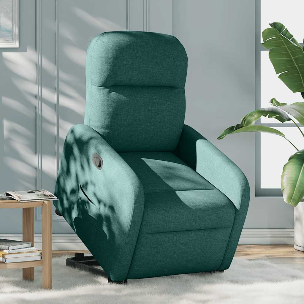 Fauteuil inclinable vert foncé tissu Fauteuils vidaXL   