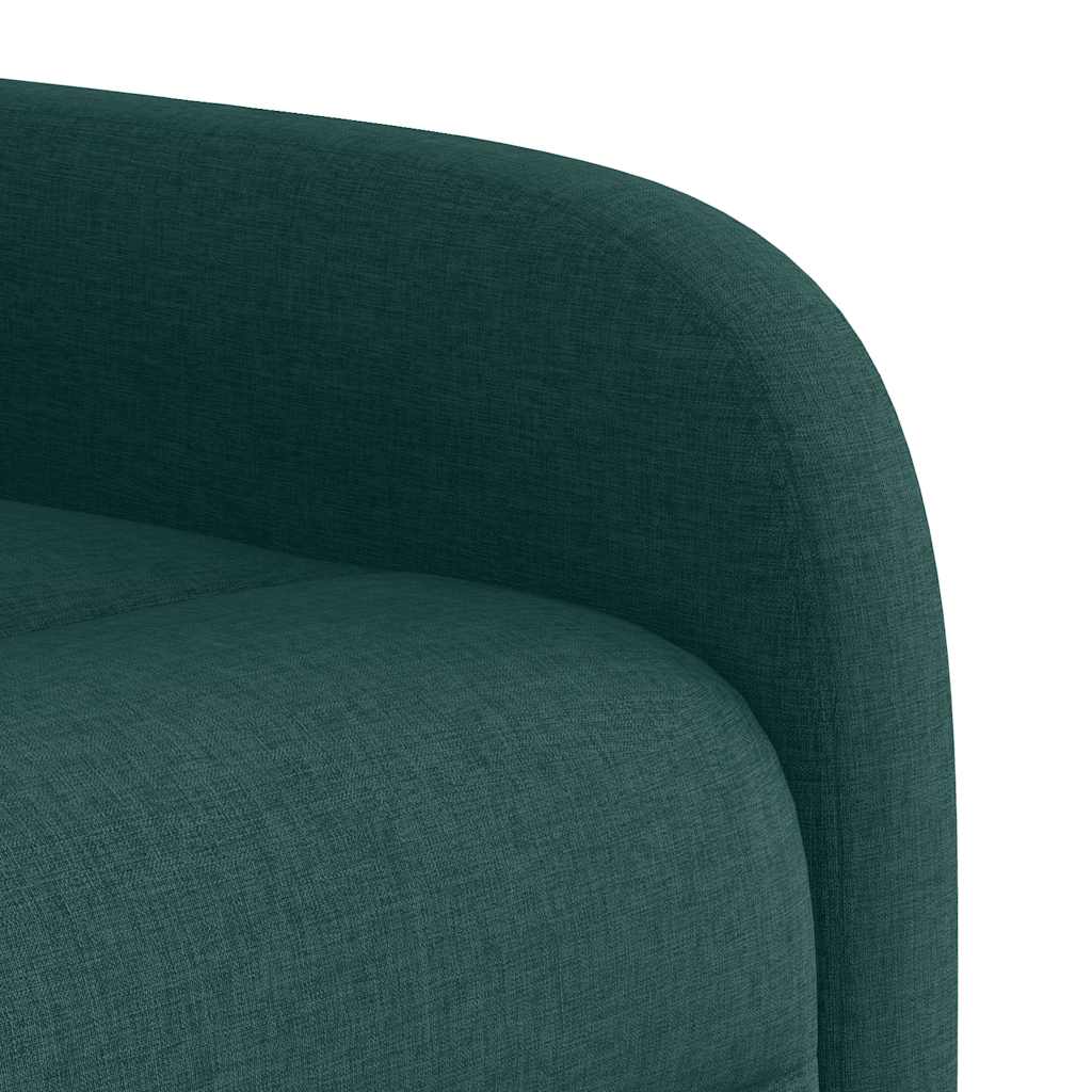 Fauteuil inclinable vert foncé tissu Fauteuils vidaXL   