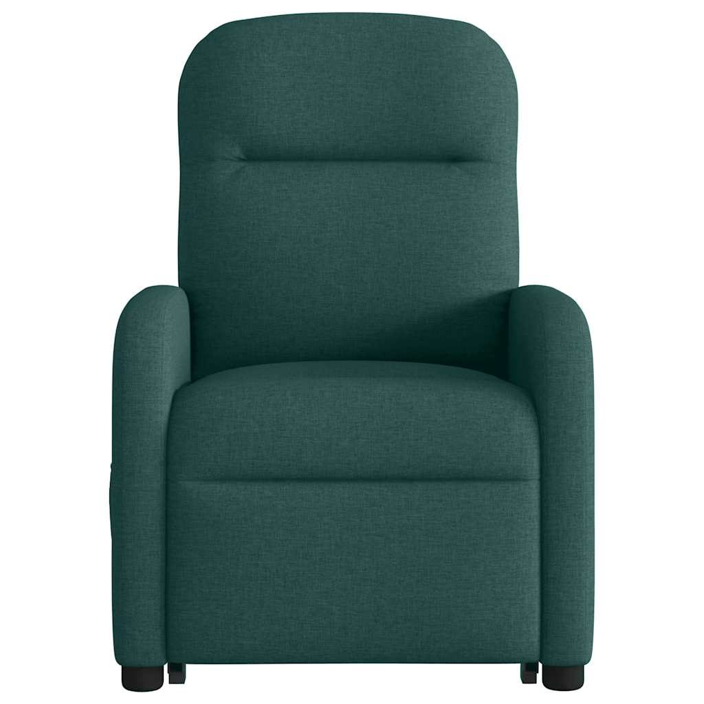 Fauteuil inclinable vert foncé tissu Fauteuils vidaXL   