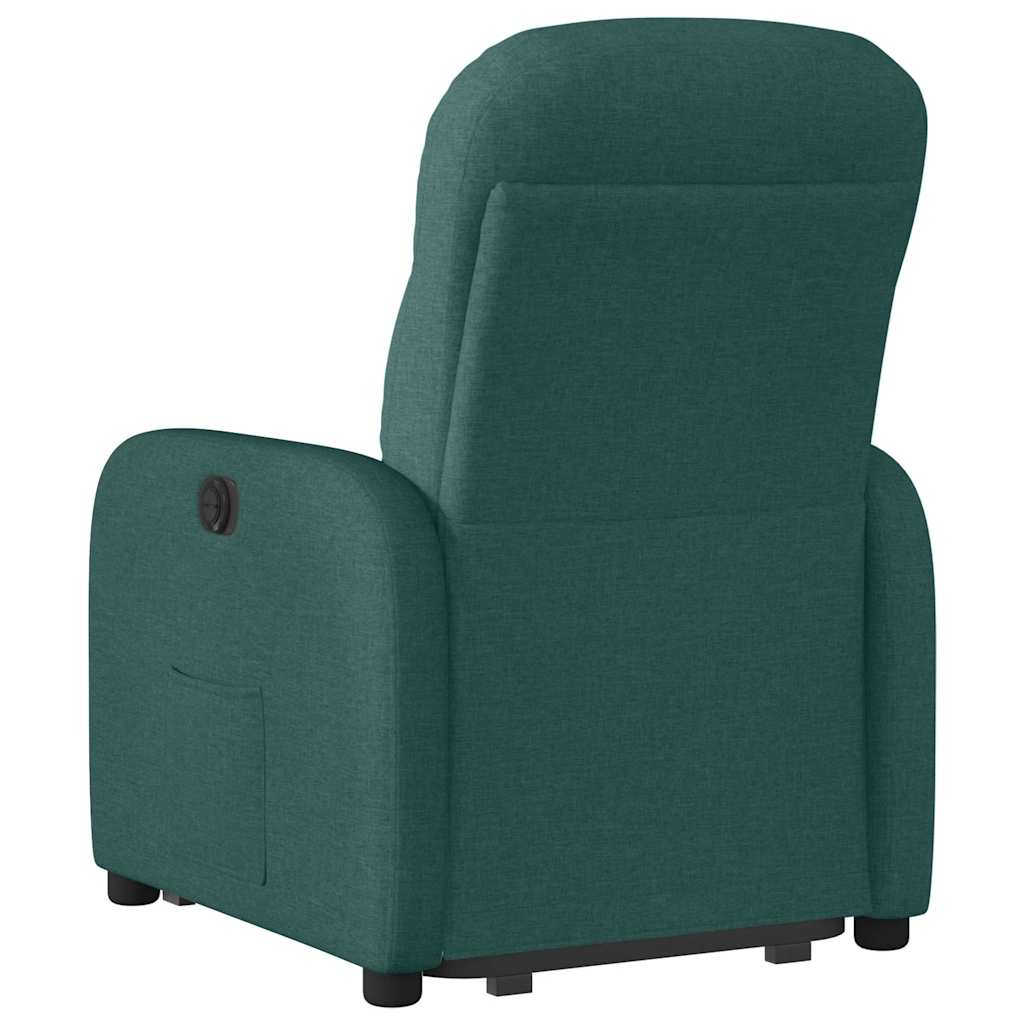 Fauteuil inclinable vert foncé tissu Fauteuils vidaXL   