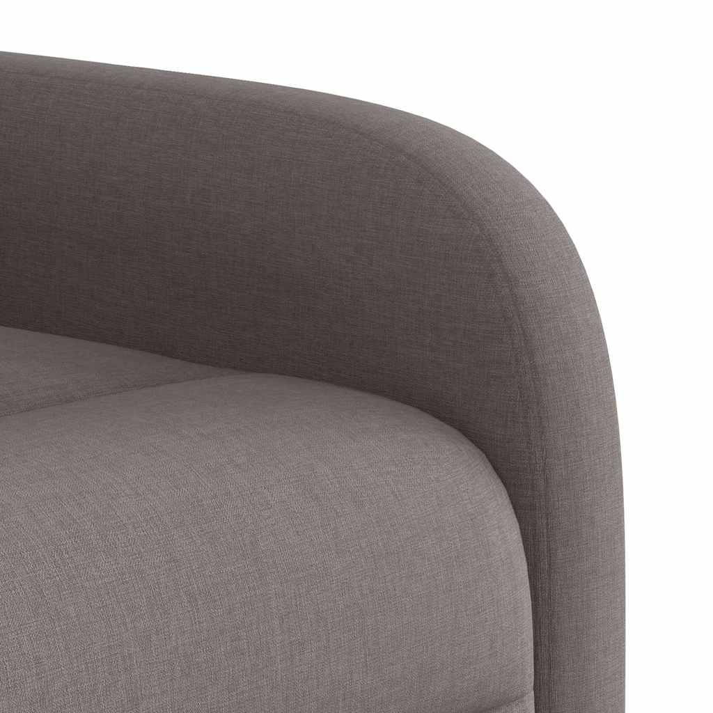 Fauteuil inclinable taupe tissu Fauteuils vidaXL   