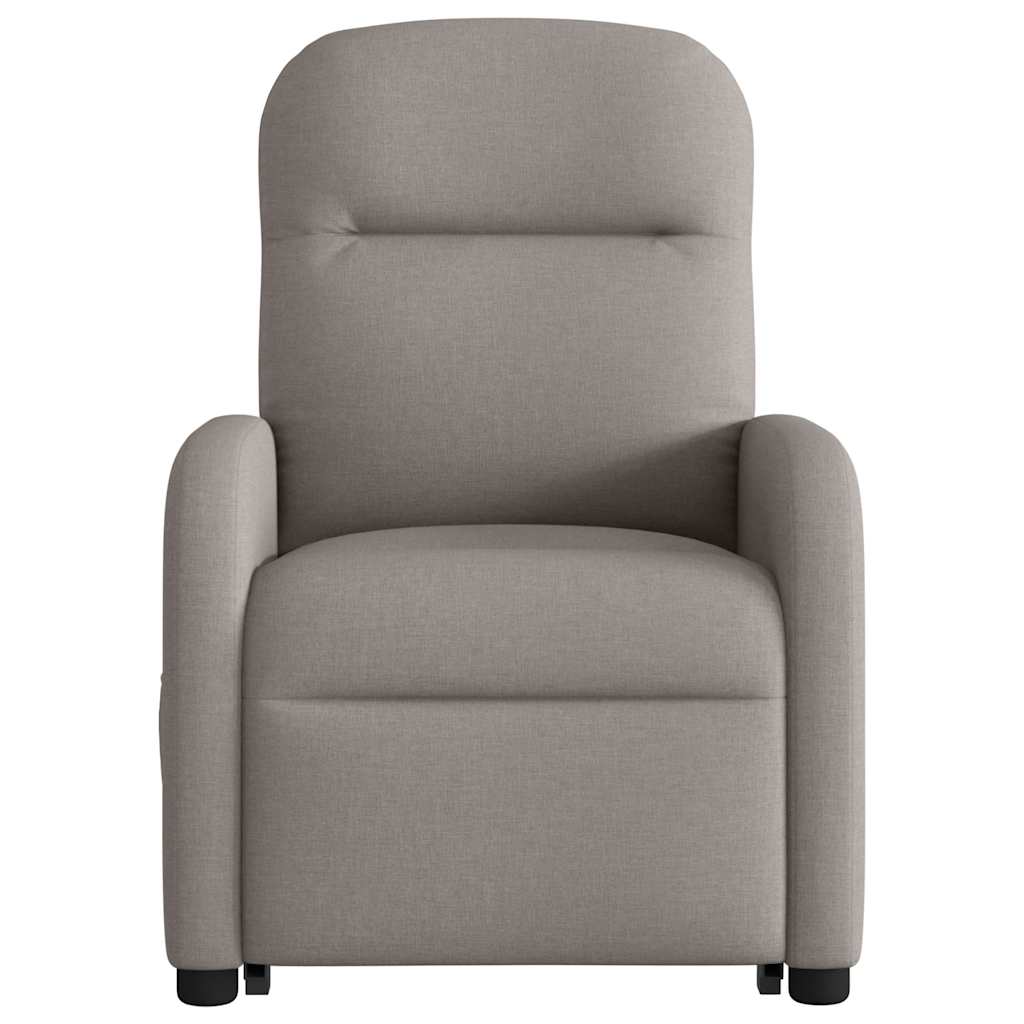 Fauteuil inclinable taupe tissu Fauteuils vidaXL   