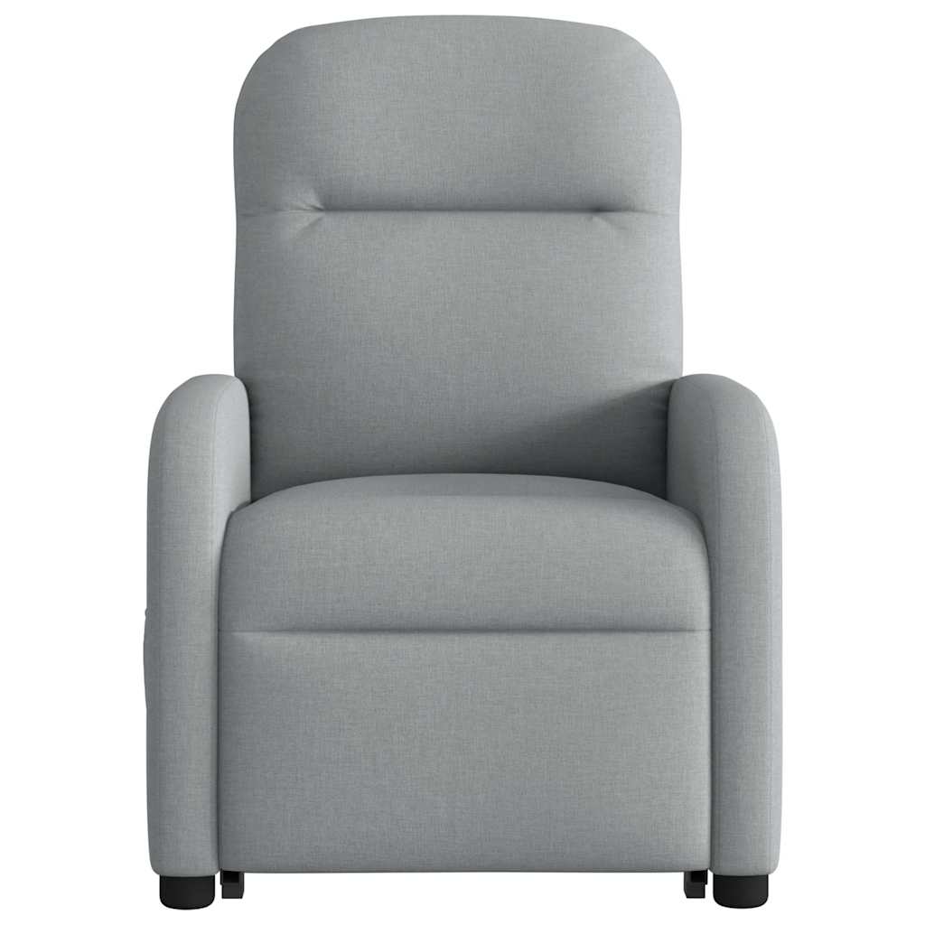 Fauteuil inclinable électrique gris clair tissu Fauteuils vidaXL   