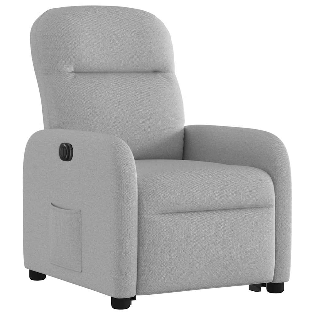 Fauteuil inclinable électrique gris nuage tissu Fauteuils vidaXL   