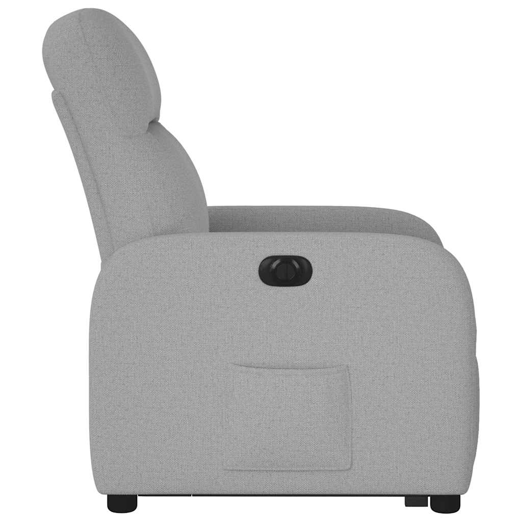 Fauteuil inclinable électrique gris nuage tissu Fauteuils vidaXL   