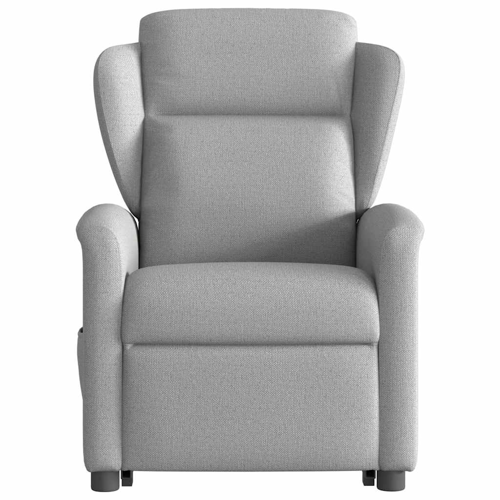 Fauteuil inclinable de massage électrique gris nuage tissu Fauteuils vidaXL