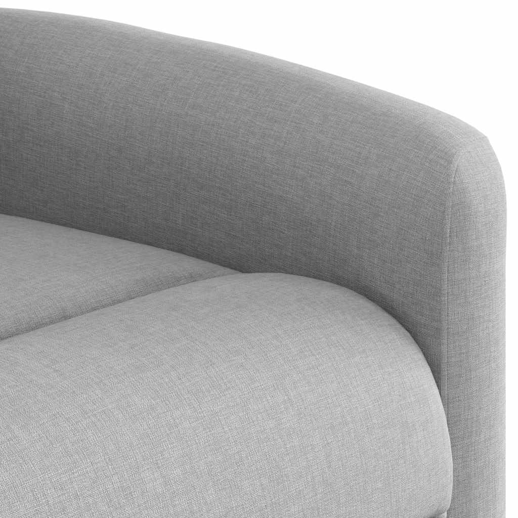 Fauteuil de massage inclinable gris nuage tissu Fauteuils vidaXL