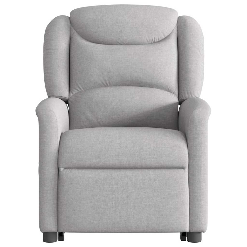 Fauteuil de massage inclinable gris nuage tissu Fauteuils vidaXL