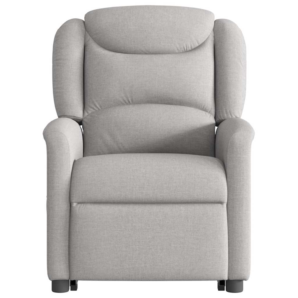 Fauteuil inclinable de massage électrique gris nuage tissu Fauteuils vidaXL