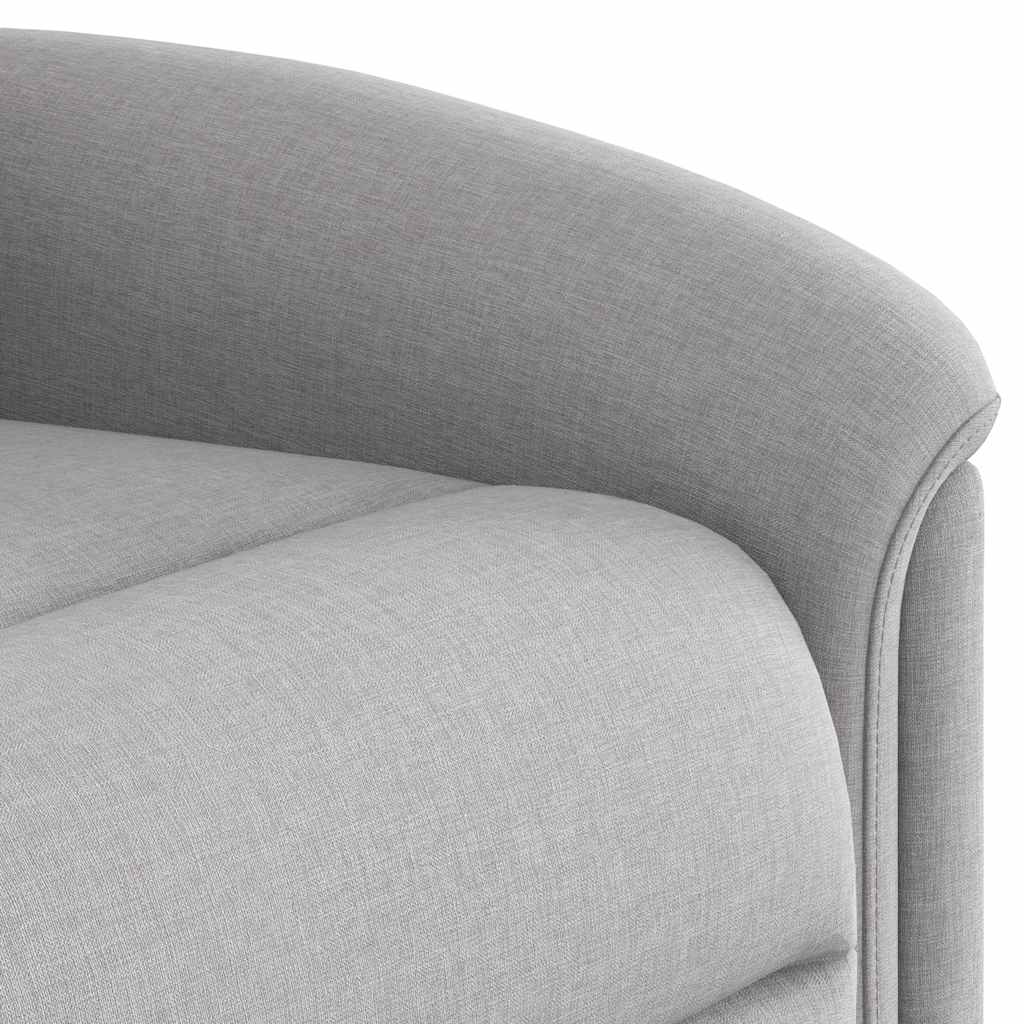 Fauteuil de massage inclinable électrique gris nuage tissu Fauteuils vidaXL