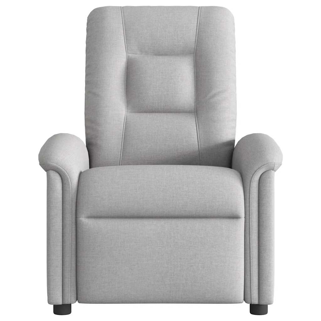 Fauteuil de massage inclinable électrique gris nuage tissu Fauteuils vidaXL