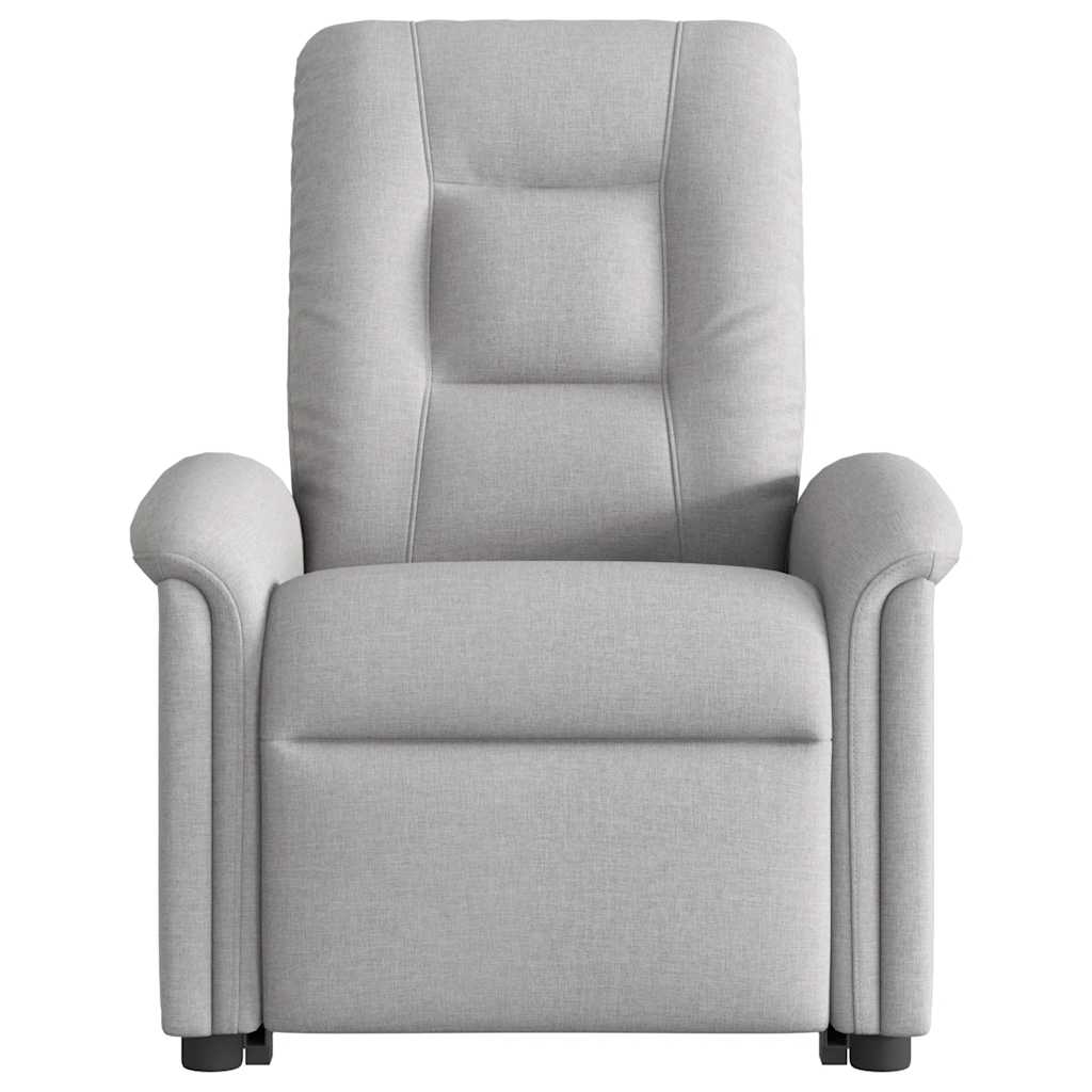 Fauteuil de massage inclinable gris nuage tissu Fauteuils vidaXL