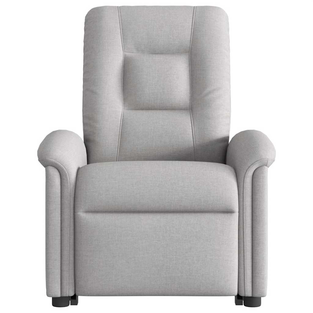 Fauteuil inclinable de massage électrique gris nuage tissu Fauteuils vidaXL