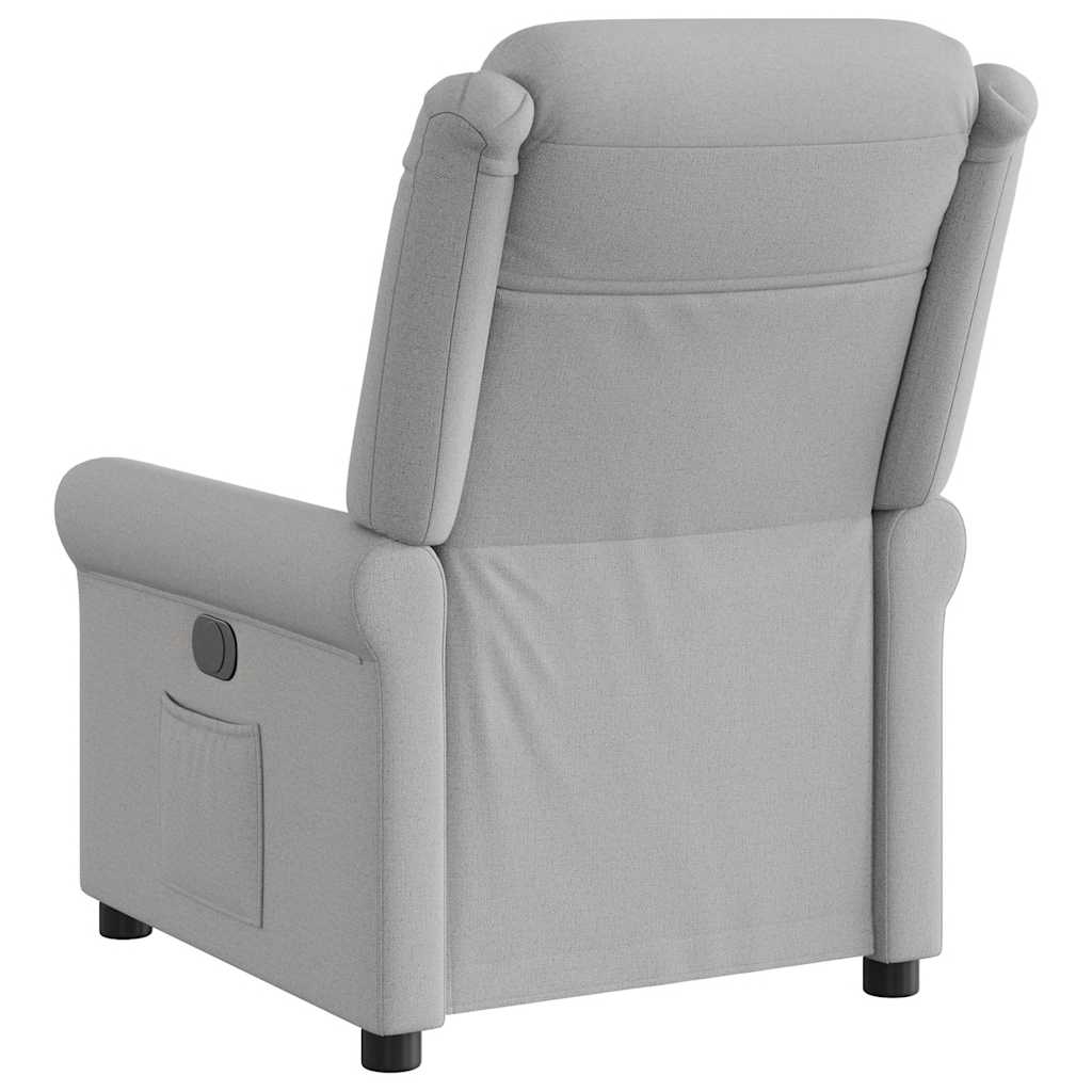 Fauteuil inclinable électrique gris nuage tissu Fauteuils vidaXL