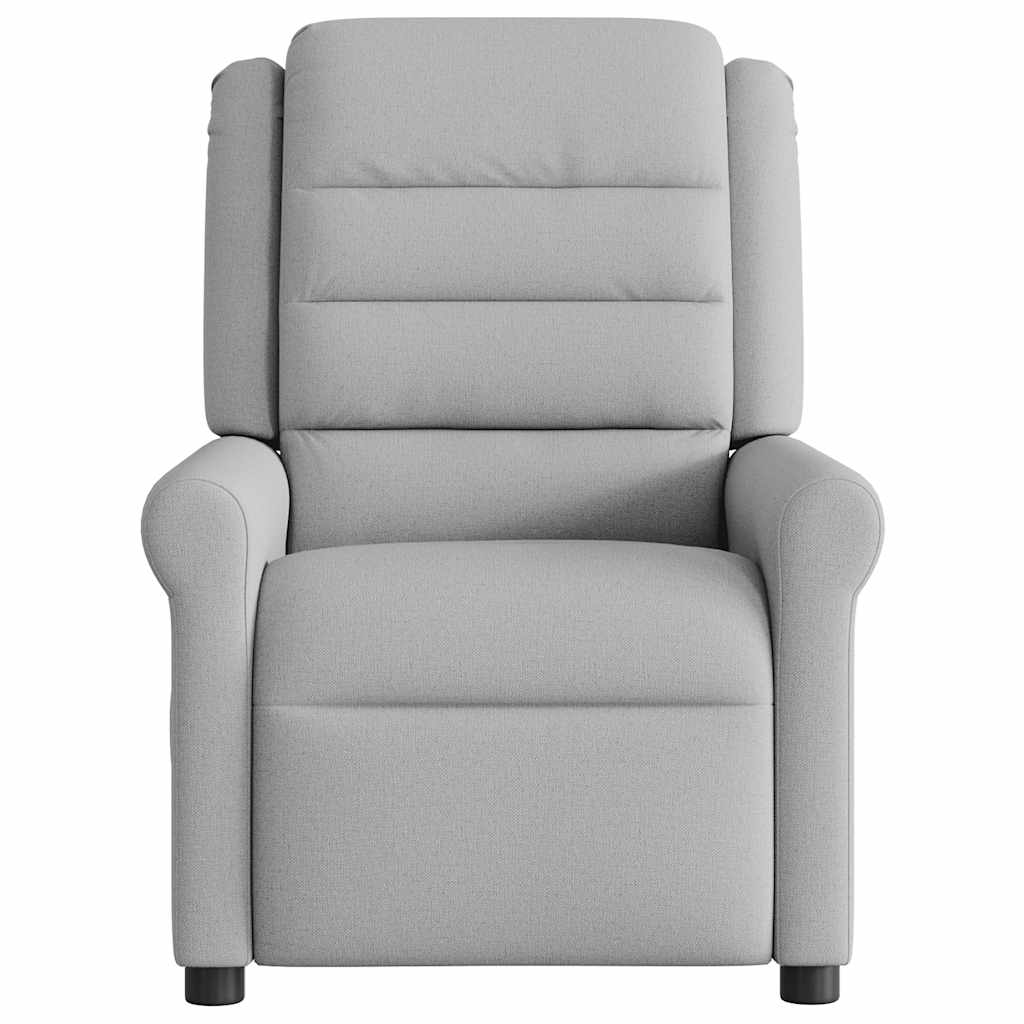 Fauteuil de massage inclinable électrique gris nuage tissu Fauteuils vidaXL