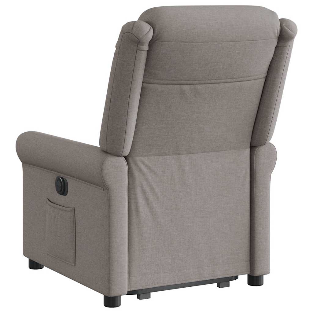 Fauteuil inclinable taupe tissu Fauteuils vidaXL