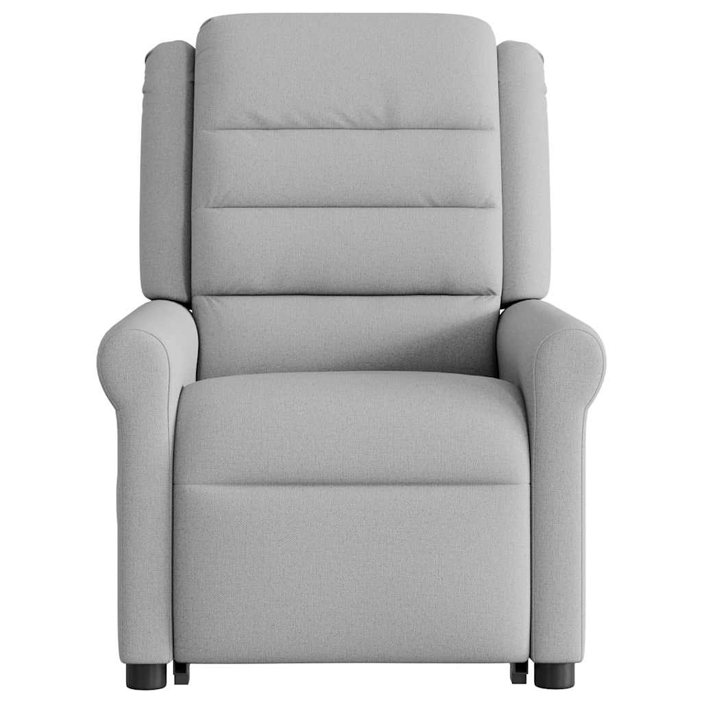 Fauteuil de massage inclinable gris nuage tissu Fauteuils vidaXL