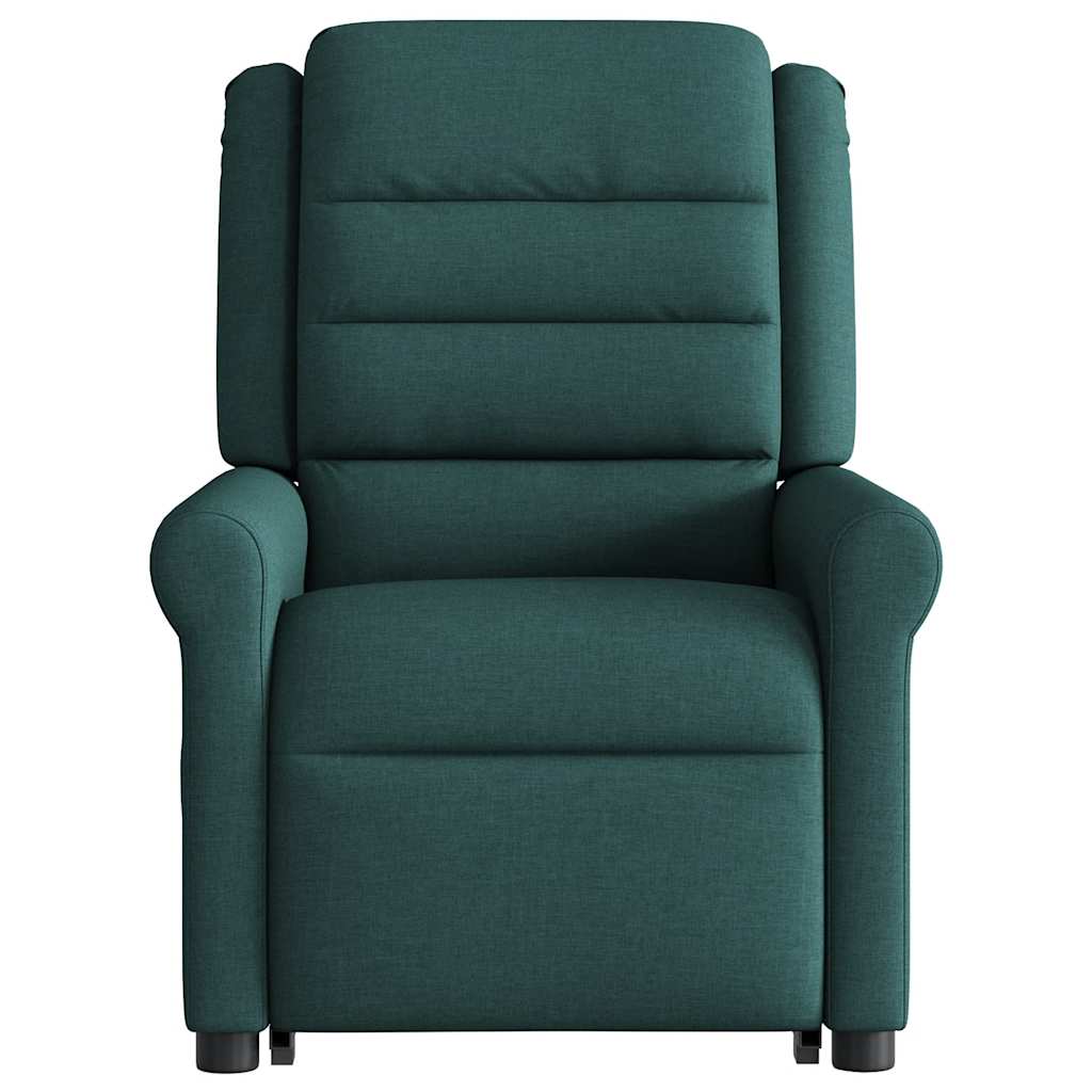 Fauteuil inclinable électrique vert foncé tissu Fauteuils vidaXL