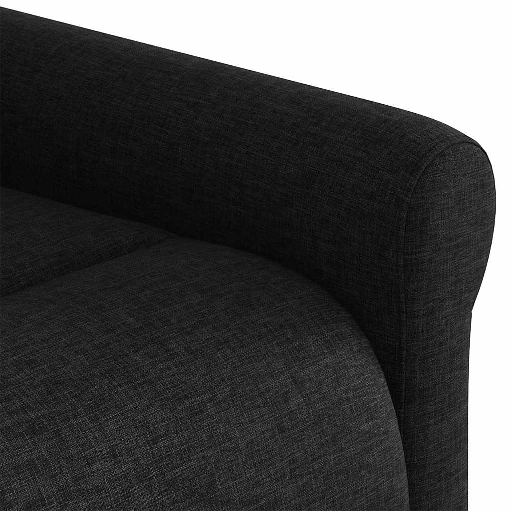 Fauteuil de massage inclinable électrique Noir Tissu Fauteuils vidaXL