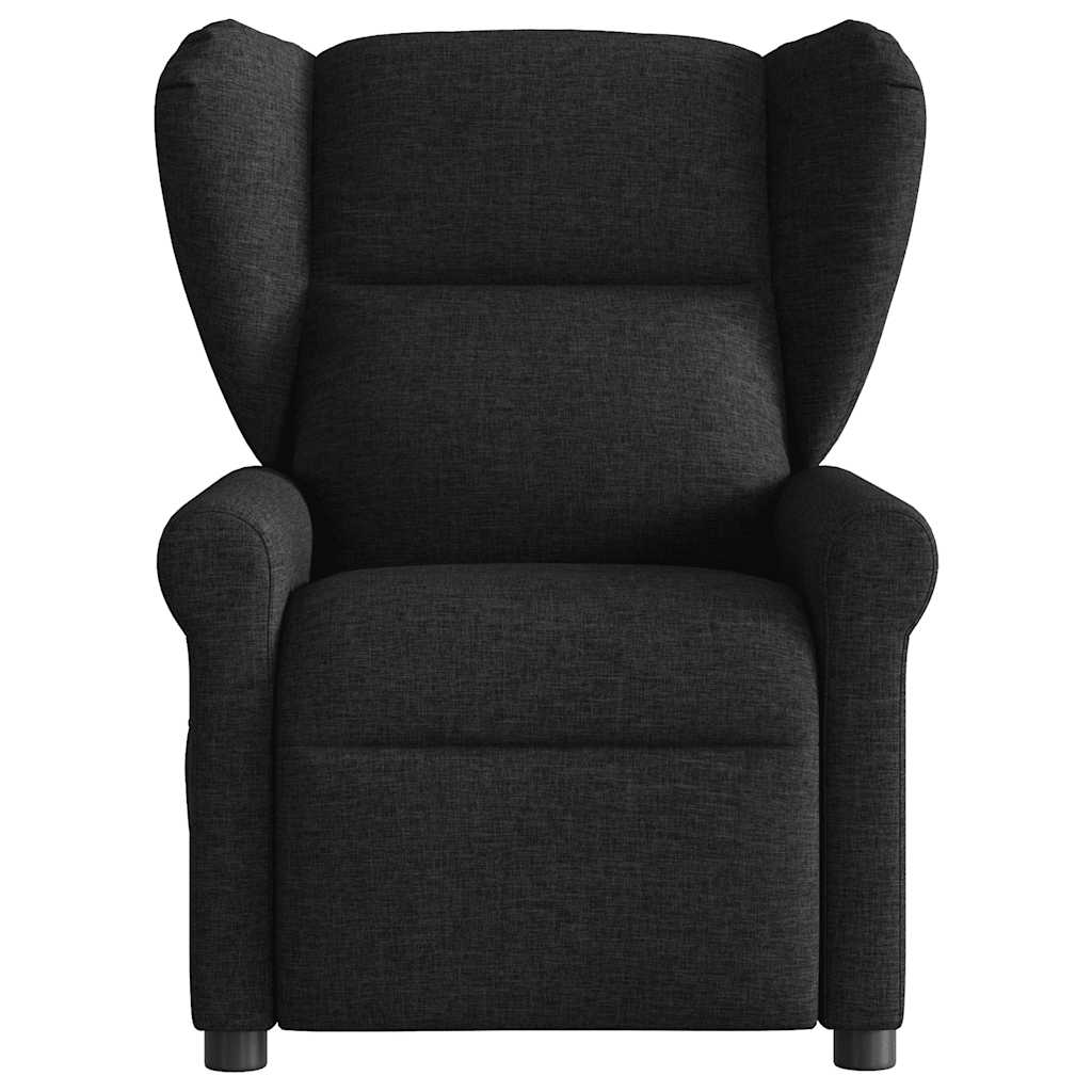 Fauteuil de massage inclinable électrique Noir Tissu Fauteuils vidaXL