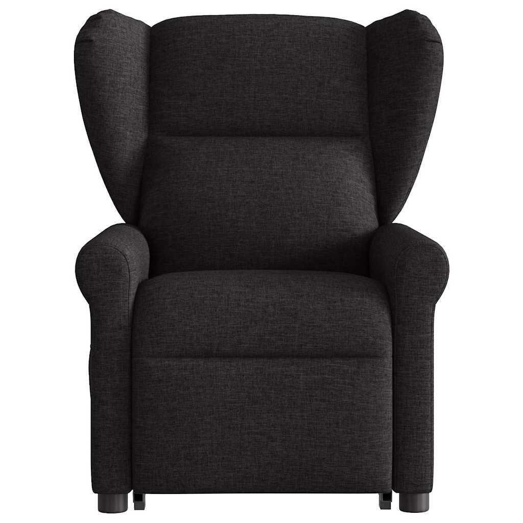 Fauteuil inclinable de massage électrique Noir Tissu Fauteuils vidaXL