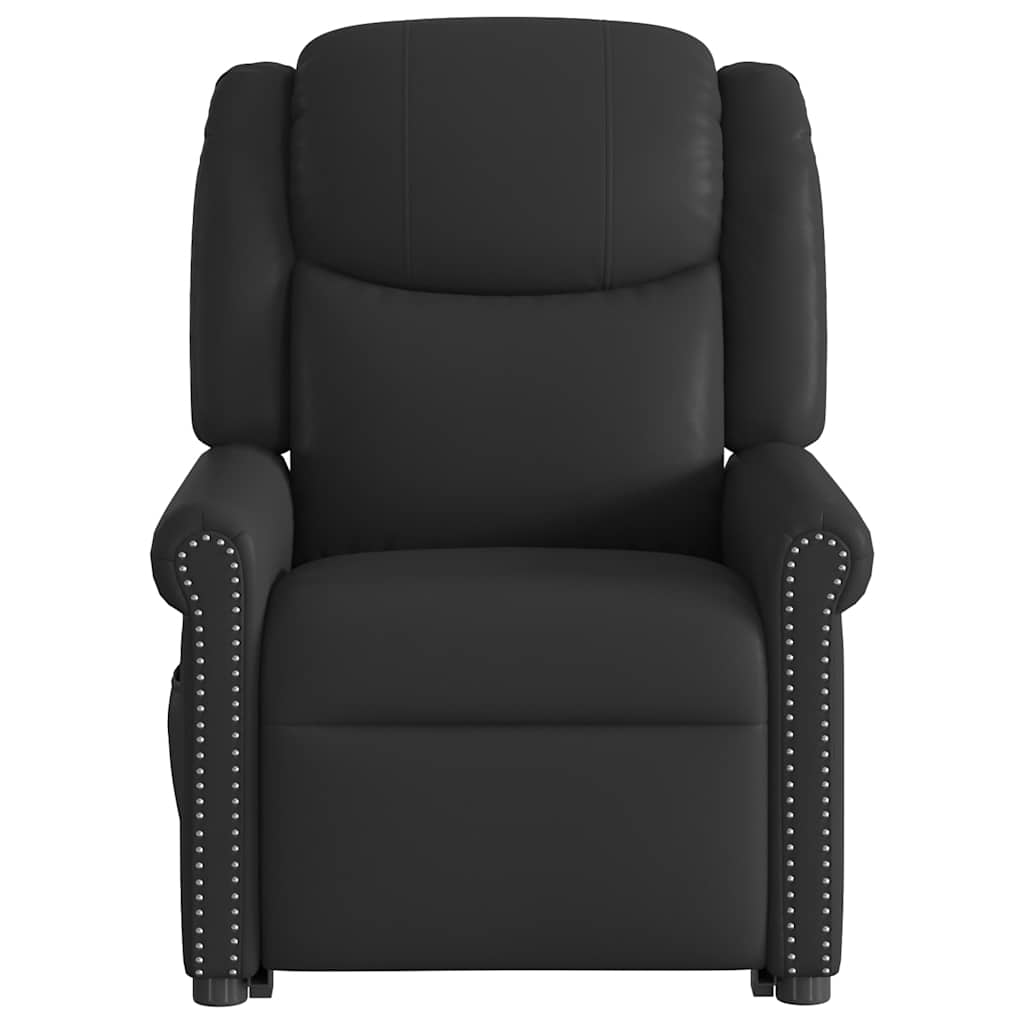 Fauteuil inclinable électrique noir brillant similicuir Fauteuils vidaXL