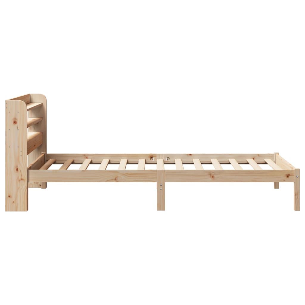 Cadre de lit sans matelas 100x200 cm bois massif de pin Lits & cadres de lit vidaXL   