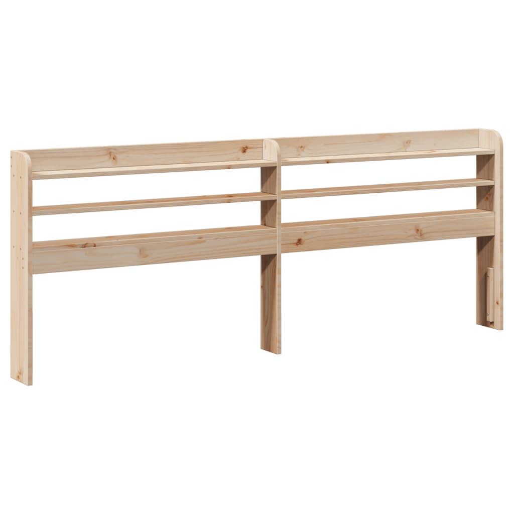 Cadre de lit sans matelas 140x200 cm bois massif de pin Lits & cadres de lit vidaXL   