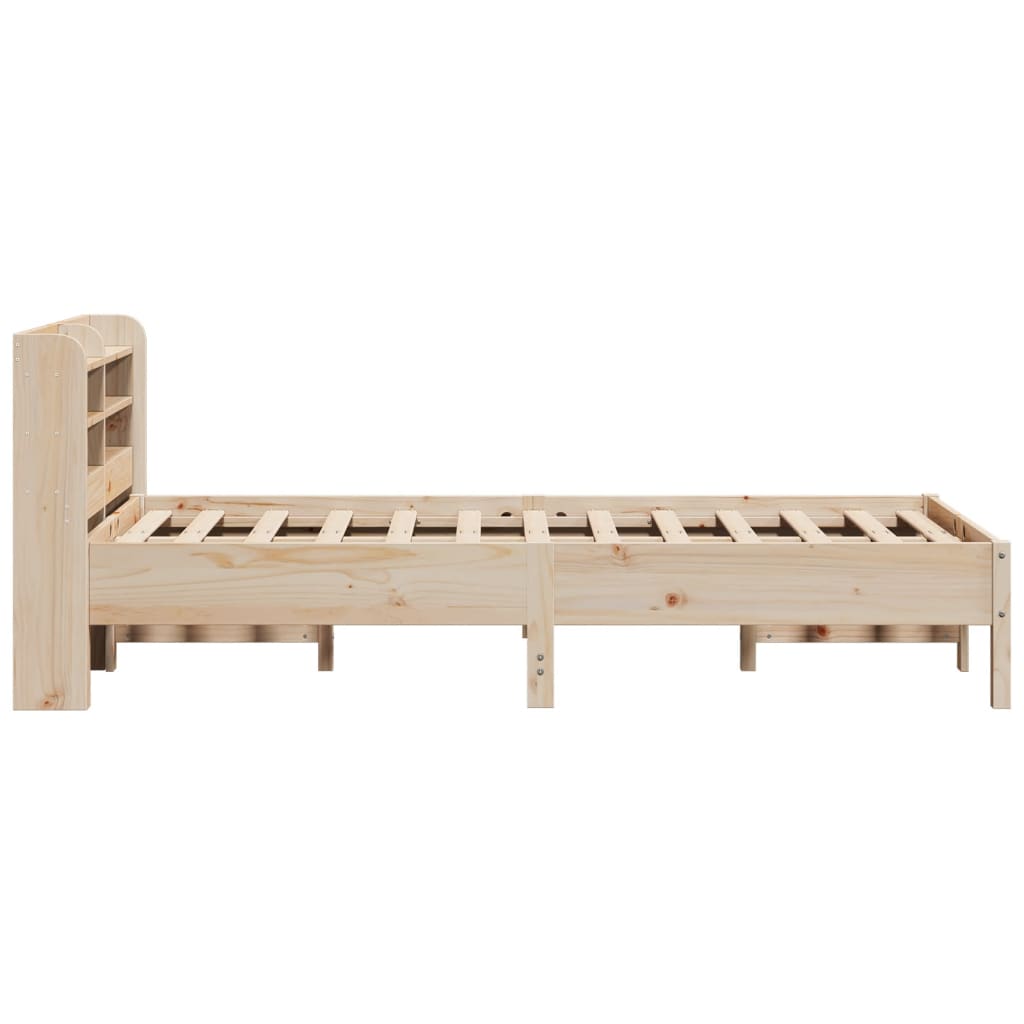 Cadre de lit sans matelas 100x200 cm bois massif de pin Lits & cadres de lit vidaXL   