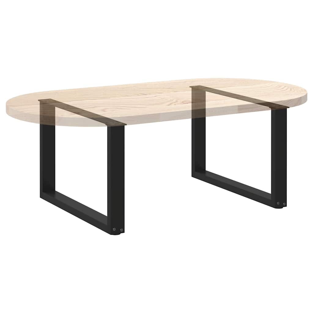 Pieds de table basse forme de U 2 pcs noir 60x(42-43) cm acier Pieds de table vidaXL