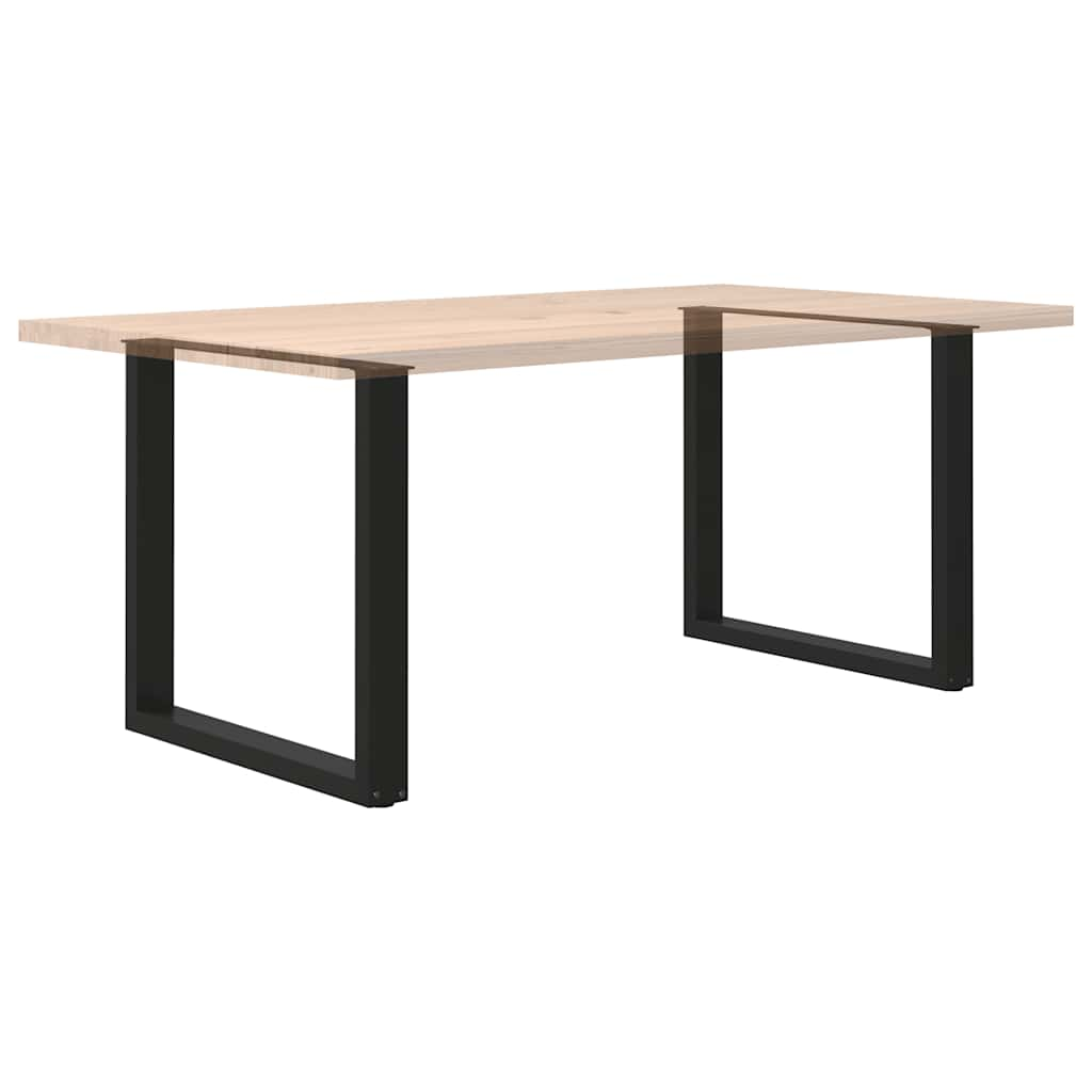 Pieds de table basse forme de U 2 pcs noir 80x(72-73) cm acier Pieds de table vidaXL