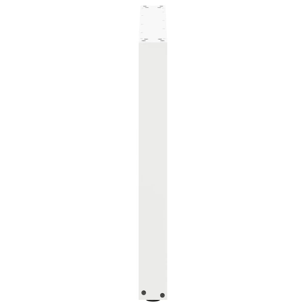 Pieds de table basse forme de U 2 pcs blanc 80x(72-73) cm acier Pieds de table vidaXL