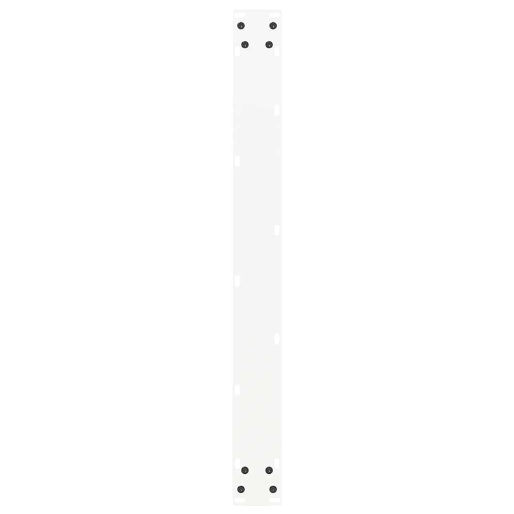 Pieds de table basse forme de U 2 pcs blanc 80x(72-73) cm acier Pieds de table vidaXL