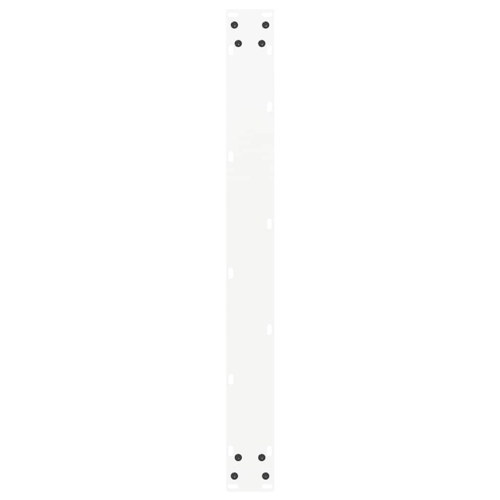 Pieds de table basse forme de U 2 pcs blanc 90x(72-73) cm acier Pieds de table vidaXL