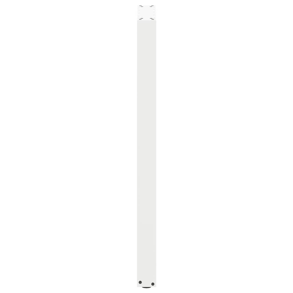 Pieds de table basse forme de U 2pcs blanc 40x(110-111)cm acier Pieds de table vidaXL