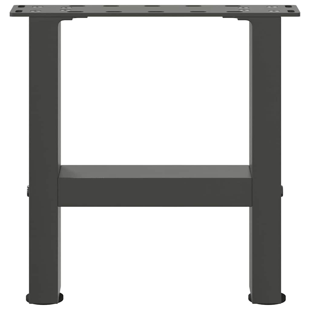 Pieds de table basse anthracite 2 pcs 30×30 cm acier Pieds de table vidaXL   