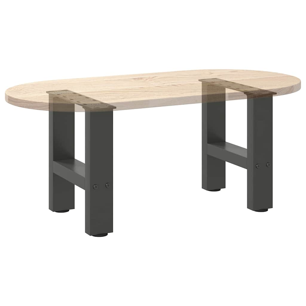 Pieds de table basse anthracite 2 pcs 30×30 cm acier Pieds de table vidaXL   