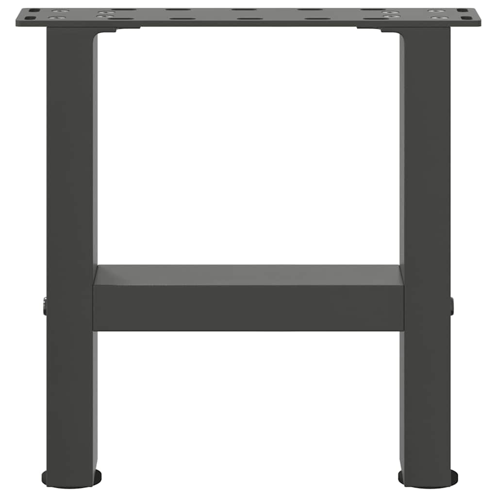 Pieds de table basse anthracite 2 pcs 30×40 cm acier Pieds de table vidaXL   