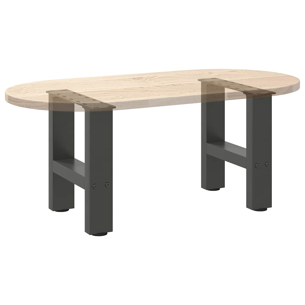 Pieds de table basse anthracite 2 pcs 30×40 cm acier Pieds de table vidaXL   