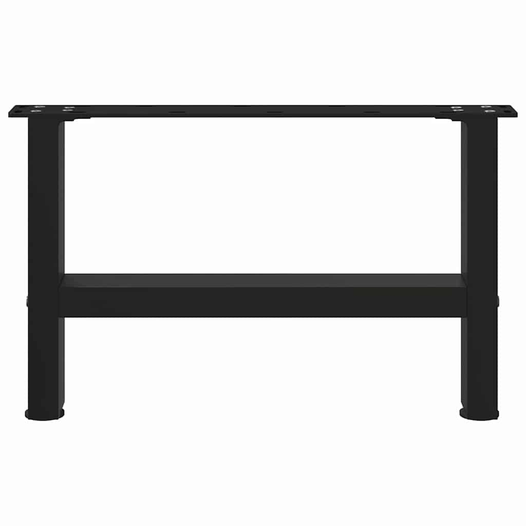 Pieds de table basse noir 2 pcs 30×50 cm acier Pieds de table vidaXL   