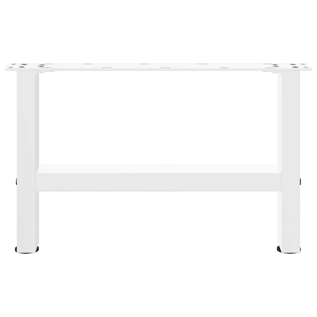 Pieds de table basse blanc 2 pcs 30×50 cm acier Pieds de table vidaXL   