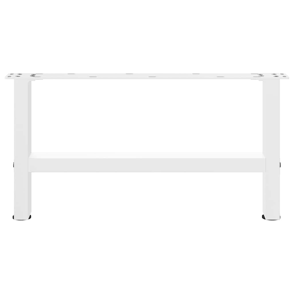 Pieds de table basse blanc 2 pcs 30×60 cm acier Pieds de table vidaXL   