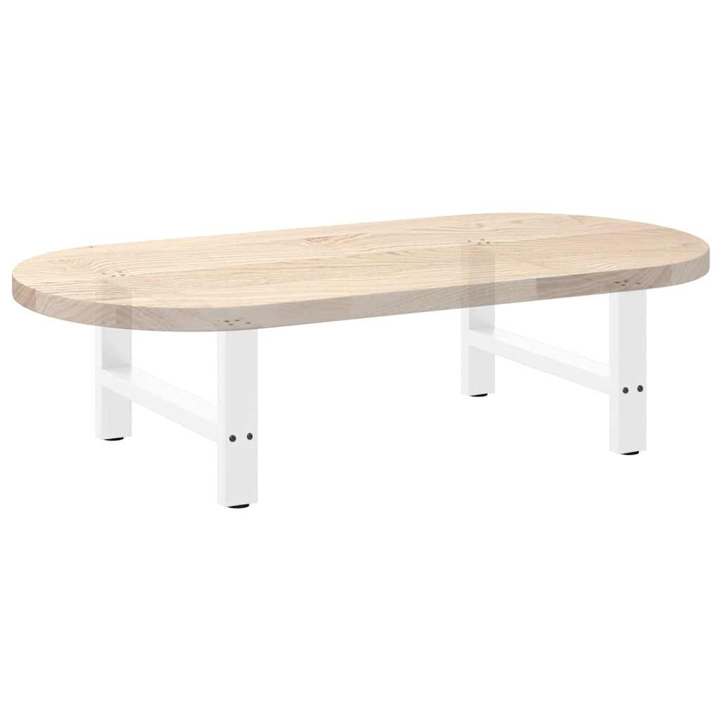 Pieds de table basse blanc 2 pcs 30×60 cm acier Pieds de table vidaXL   