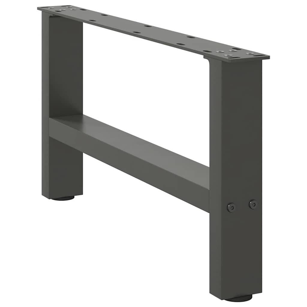 Pieds de table basse anthracite 2 pcs 30×60 cm acier Pieds de table vidaXL   