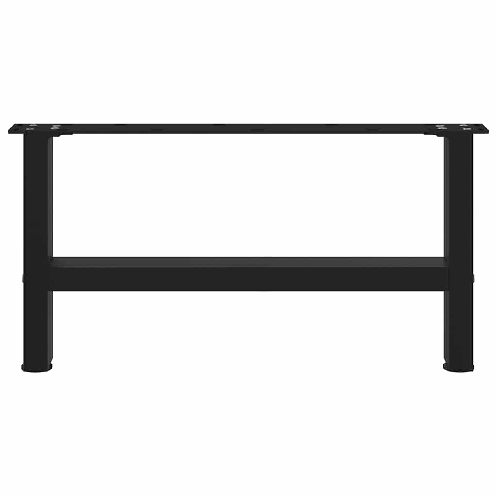 Pieds de table basse noir 2 pcs 30×70 cm acier Pieds de table vidaXL   