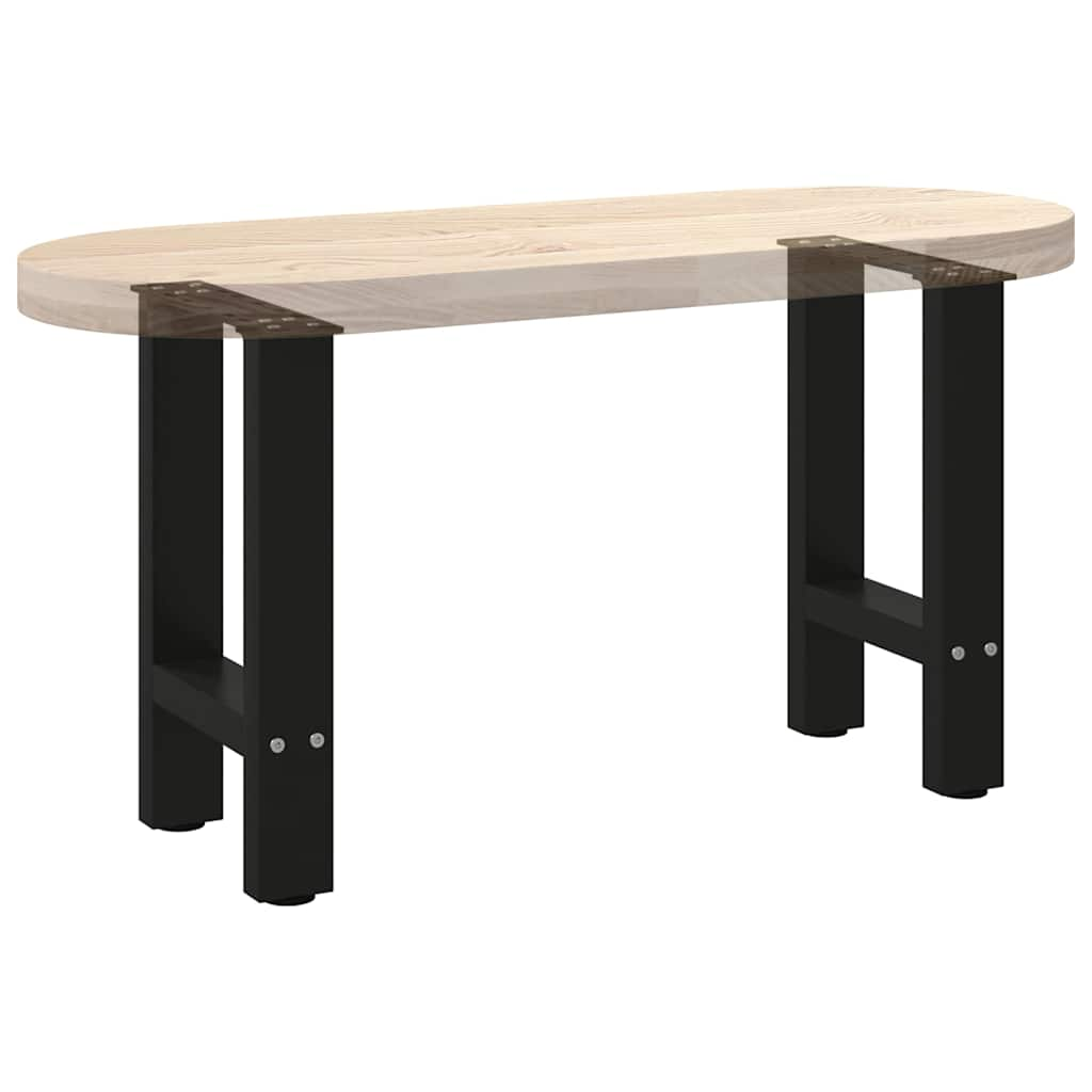 Pieds de table basse noir 2 pcs 28x(42-43) cm acier Pieds de table vidaXL   